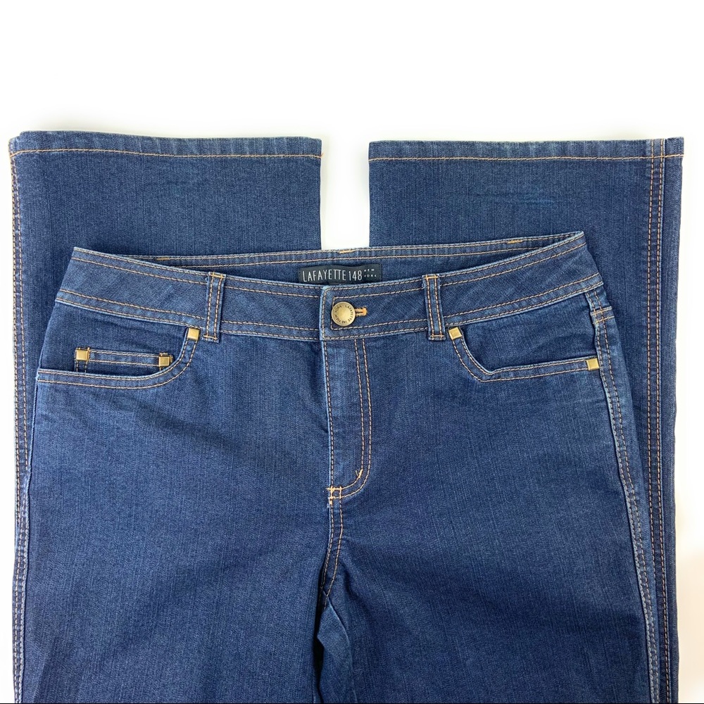 Lafayette 148 Flare Dark Wash Jean - Picture 2 of 7